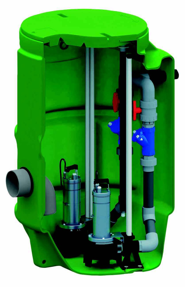 Přečerpávací stanice pro bytové soubory a menší areály
