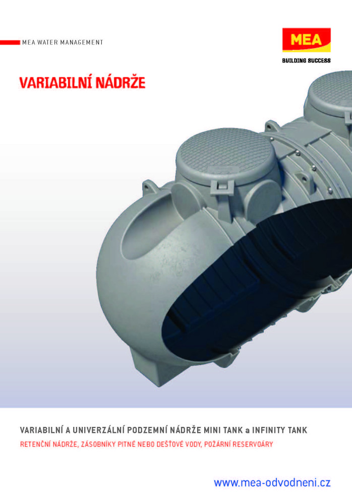 MEA velkoobjemové variabilní nádrže