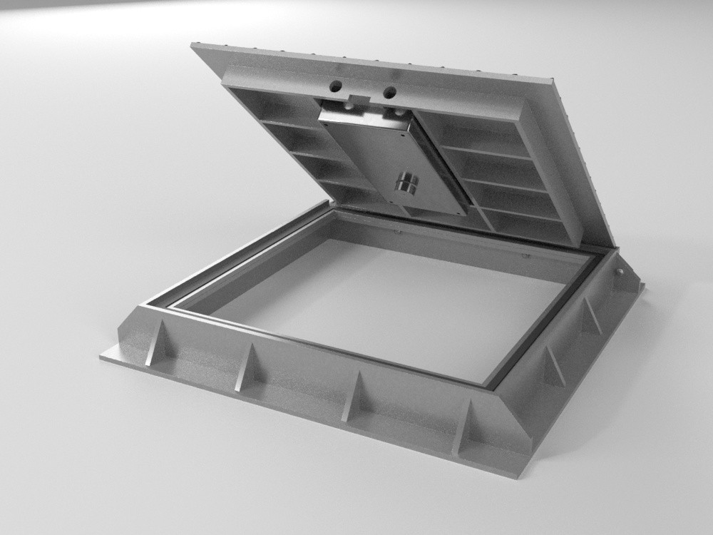 Bezpečnostní uzamykatelné poklopy MEA SUS