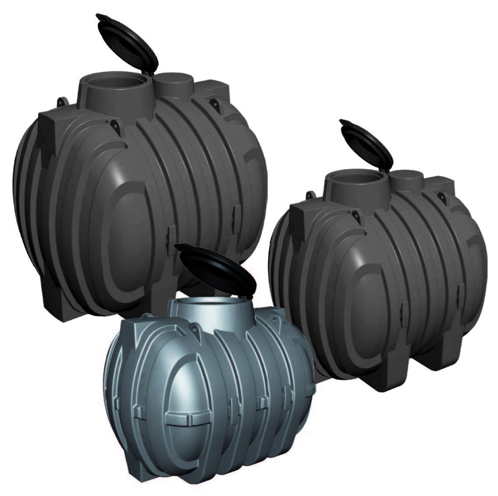 Podzemní samostatné nádrže