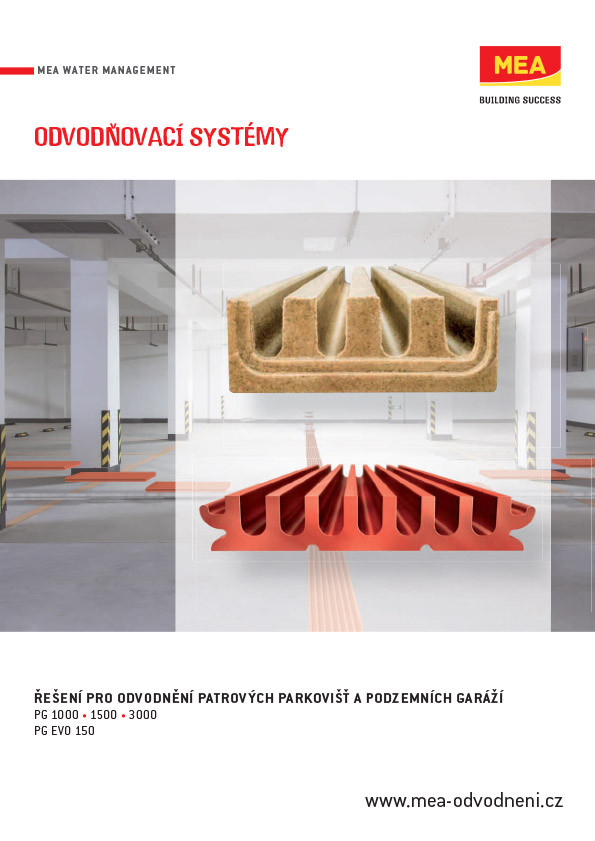 MEA-PG-parkovací odvodňovací system