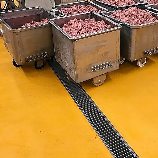 Nerezové krabicové žlaby