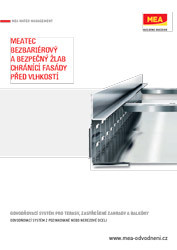 MEA TEC terasové ocelové žlaby