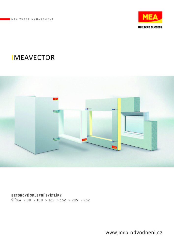 MEA betonové světlíky Meavector