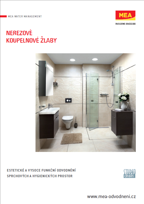 MEA Koupelnové a sprchové žlaby