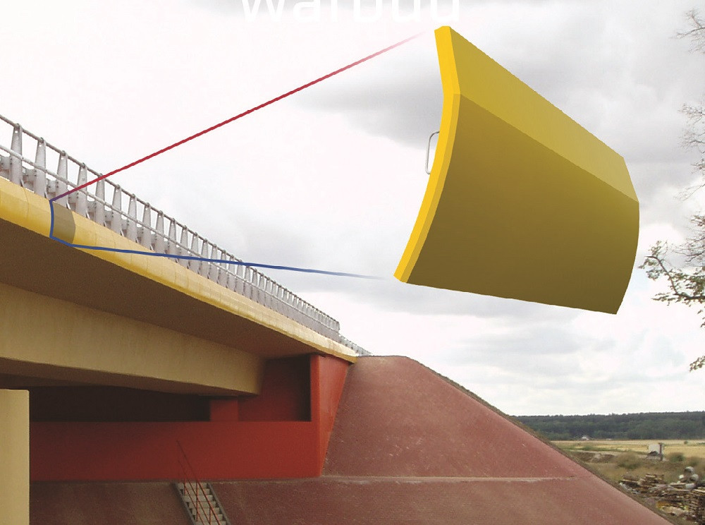 Mostní prefabrikované římsy z polymerického betonu