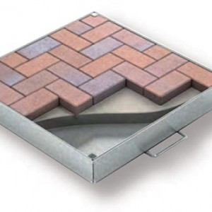 Poklopy pro zadláždění