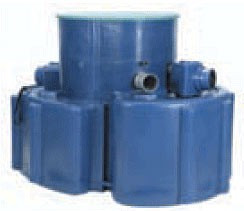 Odlučovače tuků a škrobů s kalovou jímkou s vypouštěcím potrubím