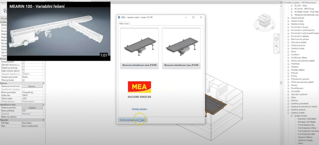 Podpora pro projektanty